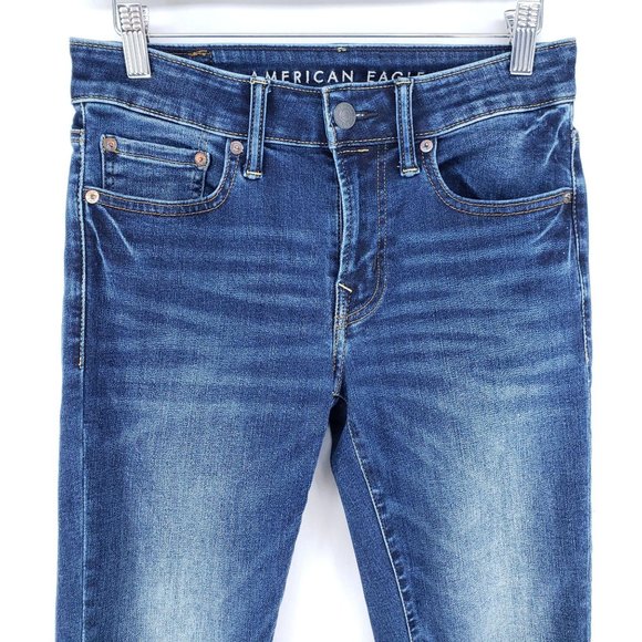 American Eagle Skinny Jeans Mens Size 28/30 Dark - Picture 3 of 7